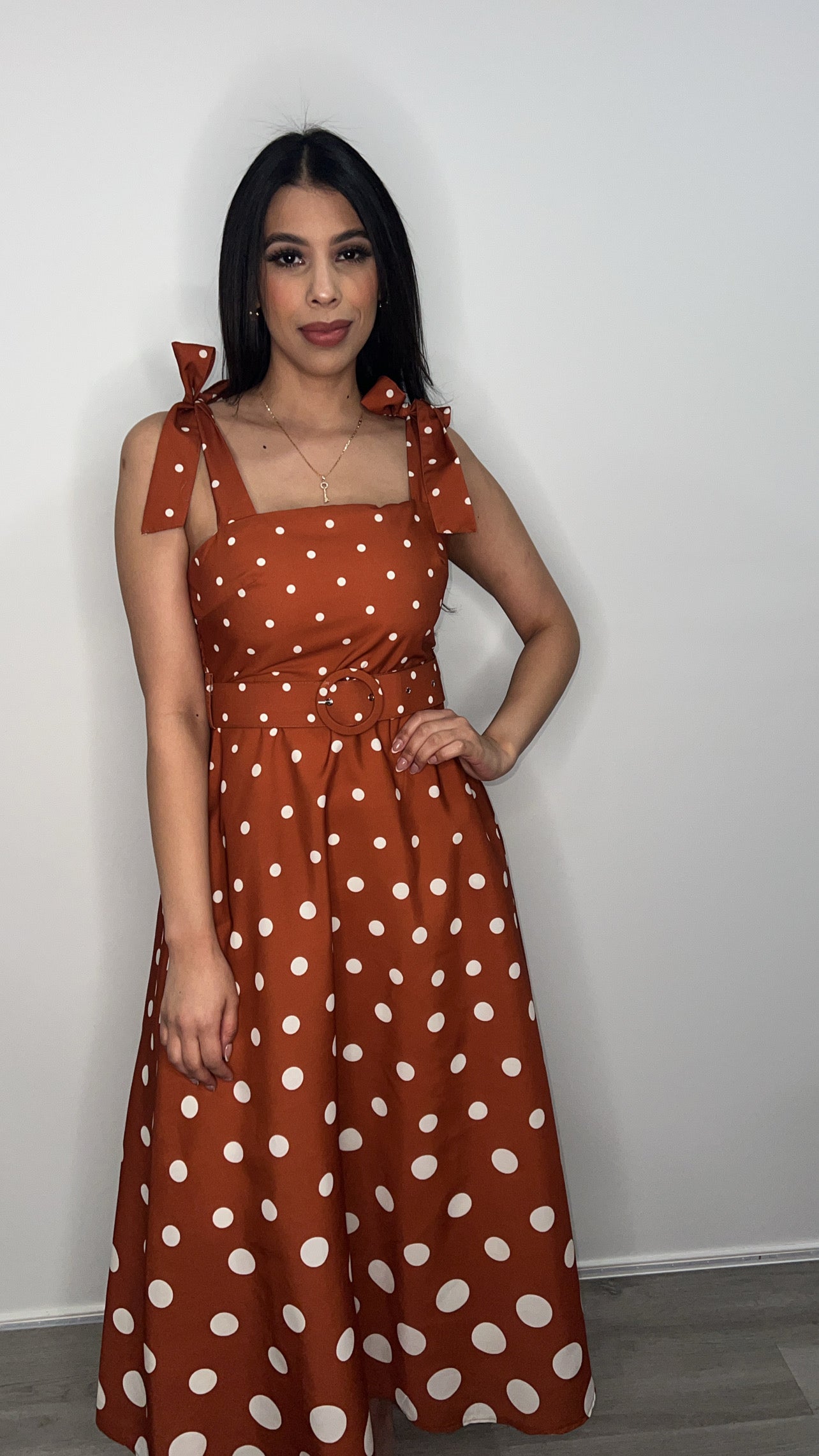 Polka dots maxi Dress